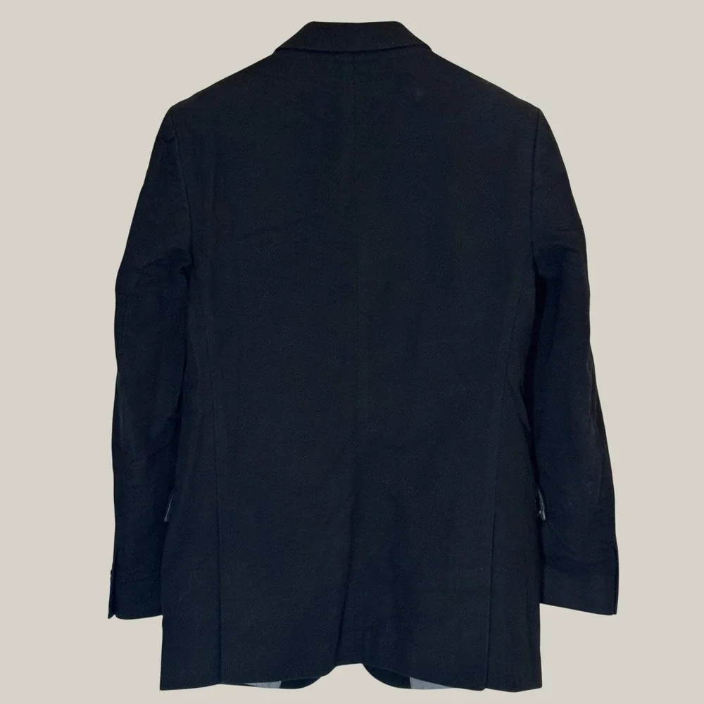 Vintage Banana Republic Mens 40R Black Corduroy Blazer Sport Coat Y2K 2006